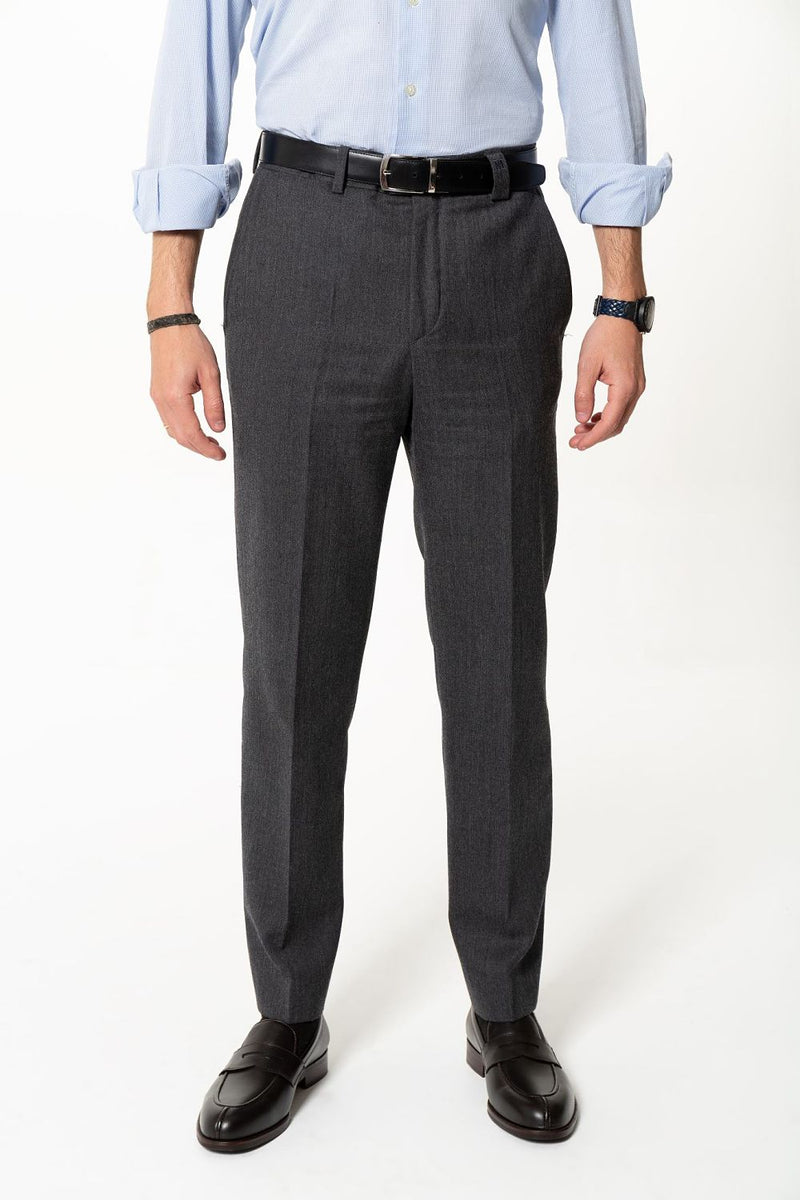 Pantalón clásico de vestir gris